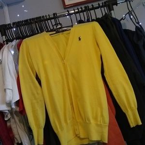 Ralph Lauren Yellow Cardigan